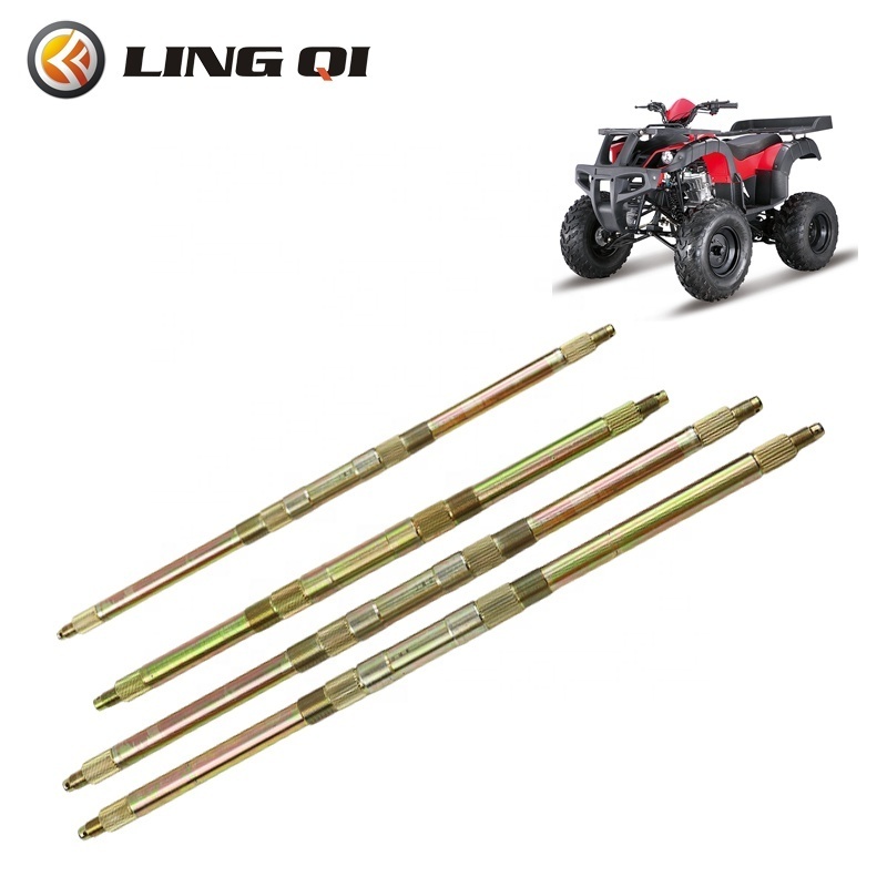 LINGQI RACING Off Road Back Wheel Axle Shaft For ATV UTV Components Steel Rear Axle Motorcycle Parts For Dune Buggy