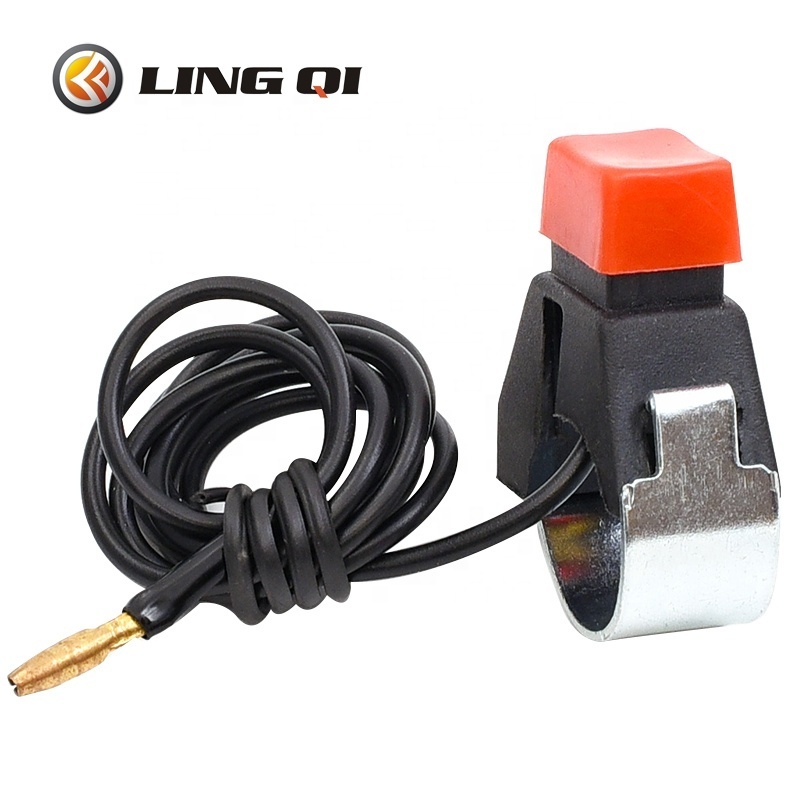 LING QI Flameout Switch Mini Motorcycle 49cc Small Cross-country Fire Extinguishing Side Switch For Electric Bicycle