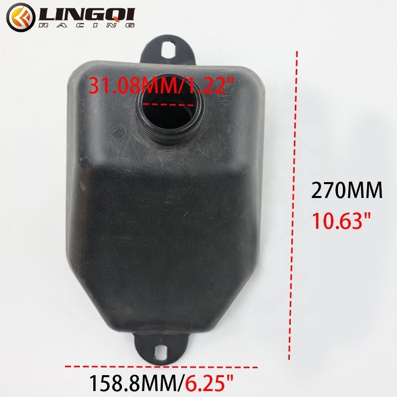 LINGQI Front Gas Petrol Fuel Tank with Cap For Mini Moto Dirt Pocket Bike ATV Quad Go Kart Minimoto Quad