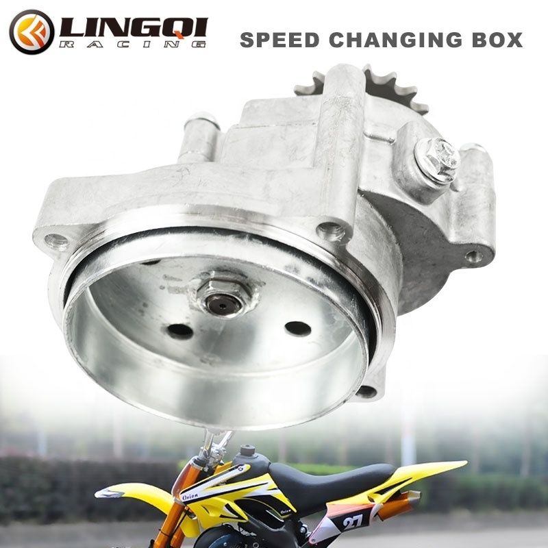 LING QI Motorcycle Transmission Reduction Gear Box Parts 20T 17T 14T 13T 11T For Mini Pocket Quad Dirt Bike ATV