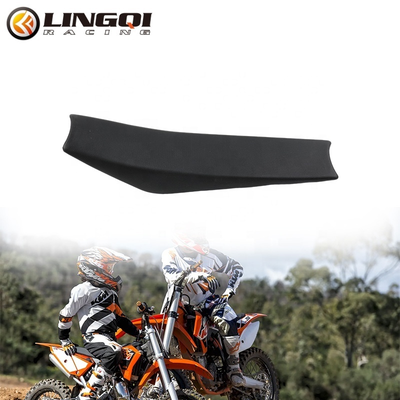 LINGQI Motorcycle Accessories For KT50 Black Seat Cushion Artificial Leather and Sponge Dirt Pit Bike Parts Seat Cover