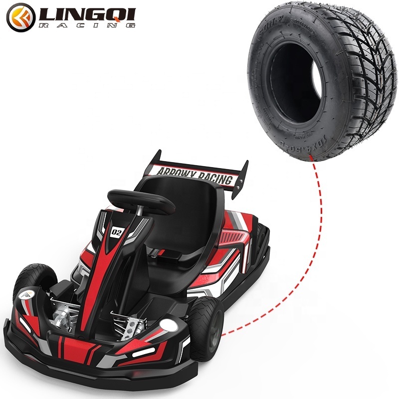 LING QI Front or Rear Wheel 5 Inch Tubeless Tyre Vacuum Tire For Off Road Drift Karting Four Wheel