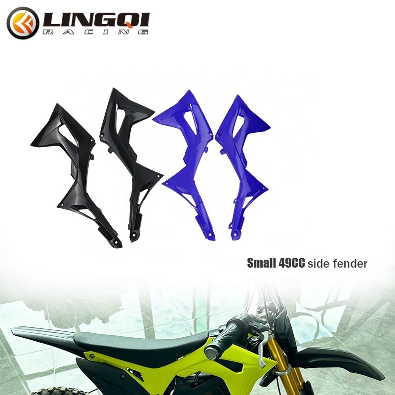 LING QI Motorcycle Front Left And Right Mudguards Fairing Kit For 49cc Chinese Kids Children Dirt Pit Bike