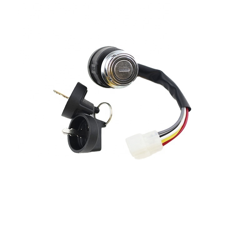 LINGQI Racing 5 Wire 6 Pin Ignition Lock Starter Control Engine Start Switch For Go Kart Dirt Pit Bike ATV Motorcycle