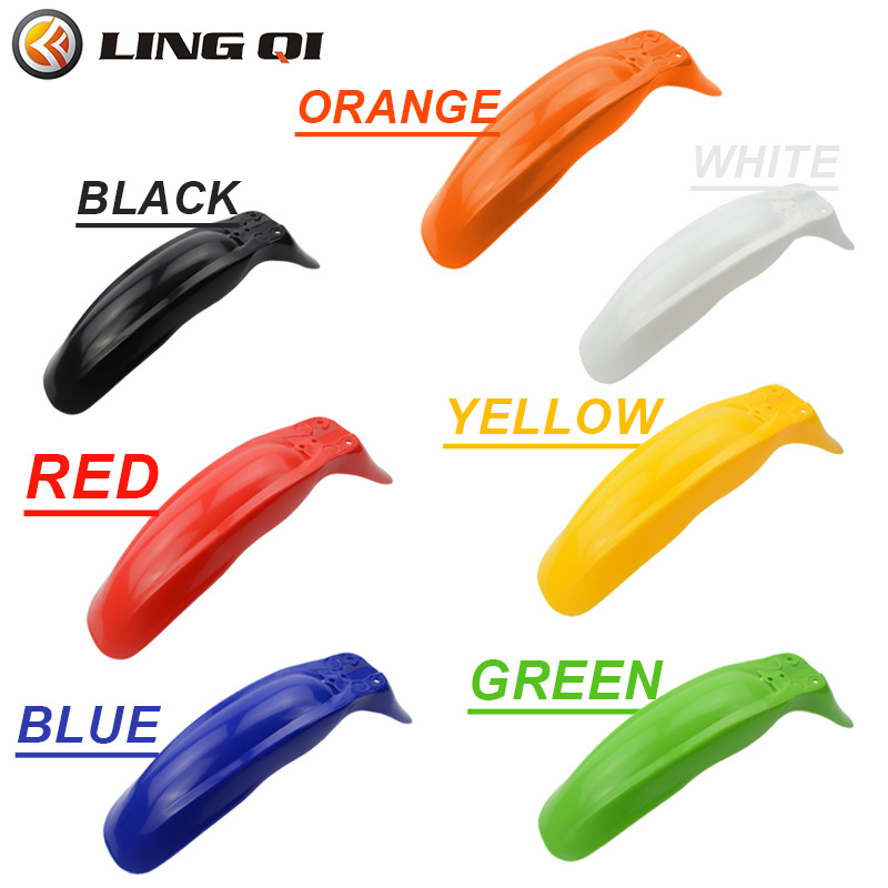 Factory Supply Colourful Dirt Bike Front Fender Mudguard Off Road MX Supermoto For Kawasaki KLX110 Enduro Mud Guard