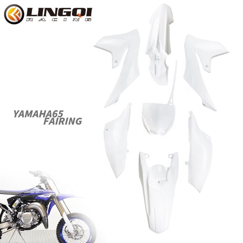 LINGQI Complete Body Plastics Kits Full Body Cover Side Mudguard Mud Guard Kit For Motorcycle Dirt Pit Bike YZ65 YH65