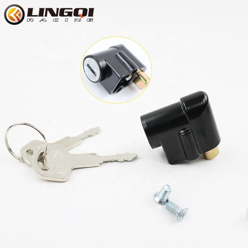 LINGQI RACING Light Bee Modified SUR-RON Dirt Pit Bike Parts Zinc Alloy Steering Lock For SUR RON SURRON Accessories