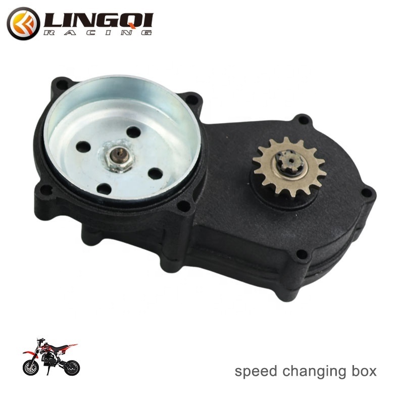 LING QI Motorcycle Transmission Reduction Gear Box Parts 20T 17T 14T 13T 11T For Mini Pocket Quad Dirt Bike ATV