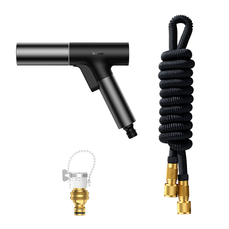 GF5 Car Wash Spray Nozzle Black With 7.5m/15m/30m water pipe