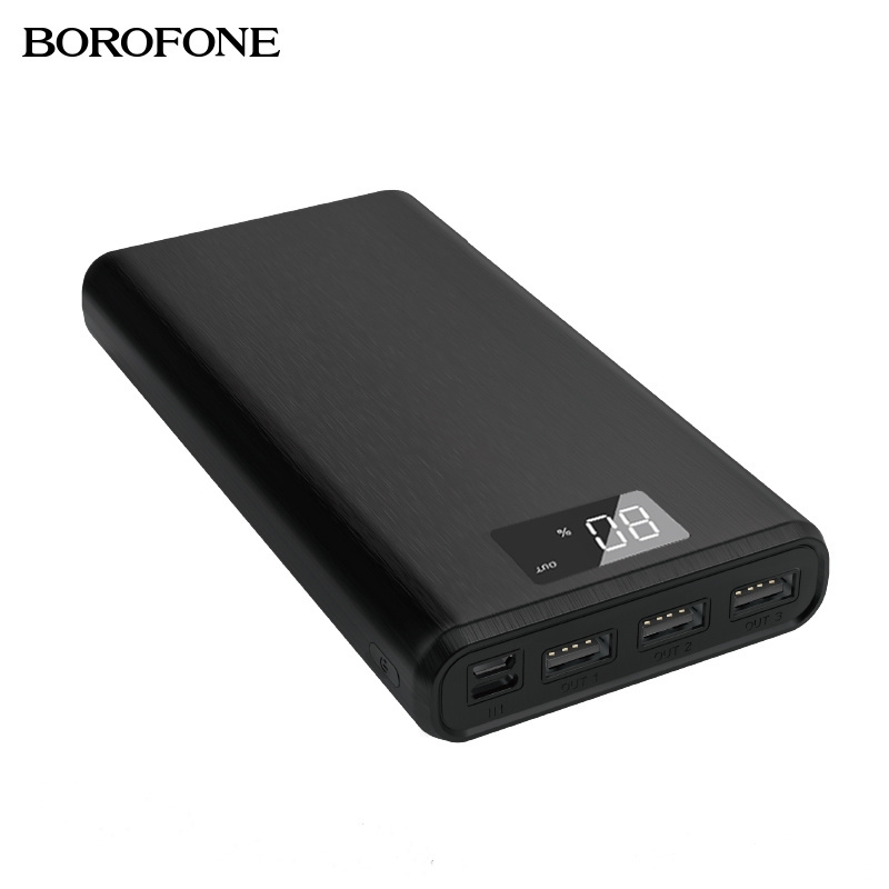 BOROFONE BT2D LED Digital Display Triple USB Mobile Power Bank 30000mAh