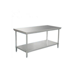 Lyroe Commercial Hotel Restaurant Stainless Steel 304 Double-layer Factory Movable Operation Work Table