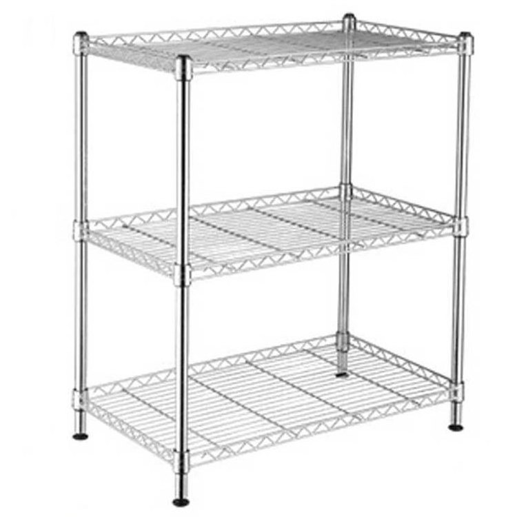 Lyroe Stainless Steel 4-Layer f Adjustable Shelf Multi Tier Heavy Duty Storage Shelving