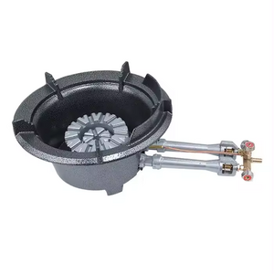 Lower Price Ceramic Igniter Double Pipe Cast Iron Outdoor Commercial Cooking Stove LPG Burner