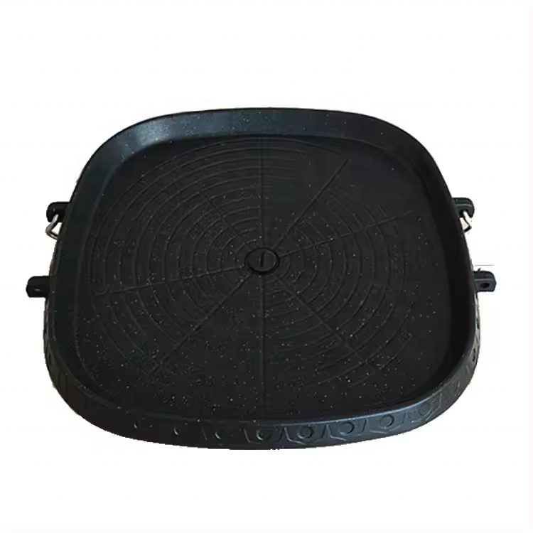 Hot selling non-stick BBQ grill pan household outdoor portable cassette grill barbecue plate camping korean grill pan