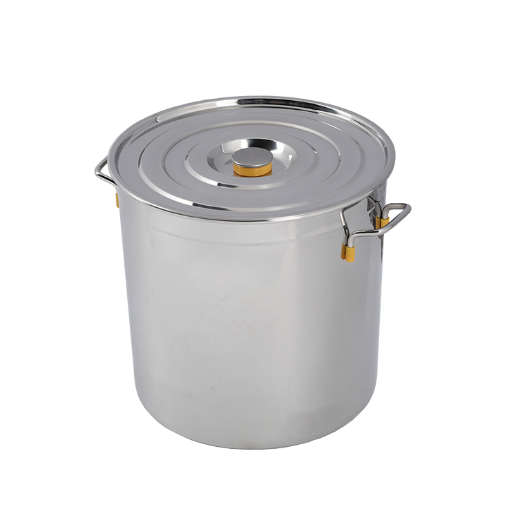 Lyroe Commercial Soup Pot Stewed Meat Stainless Steel Barrel For Restaurant