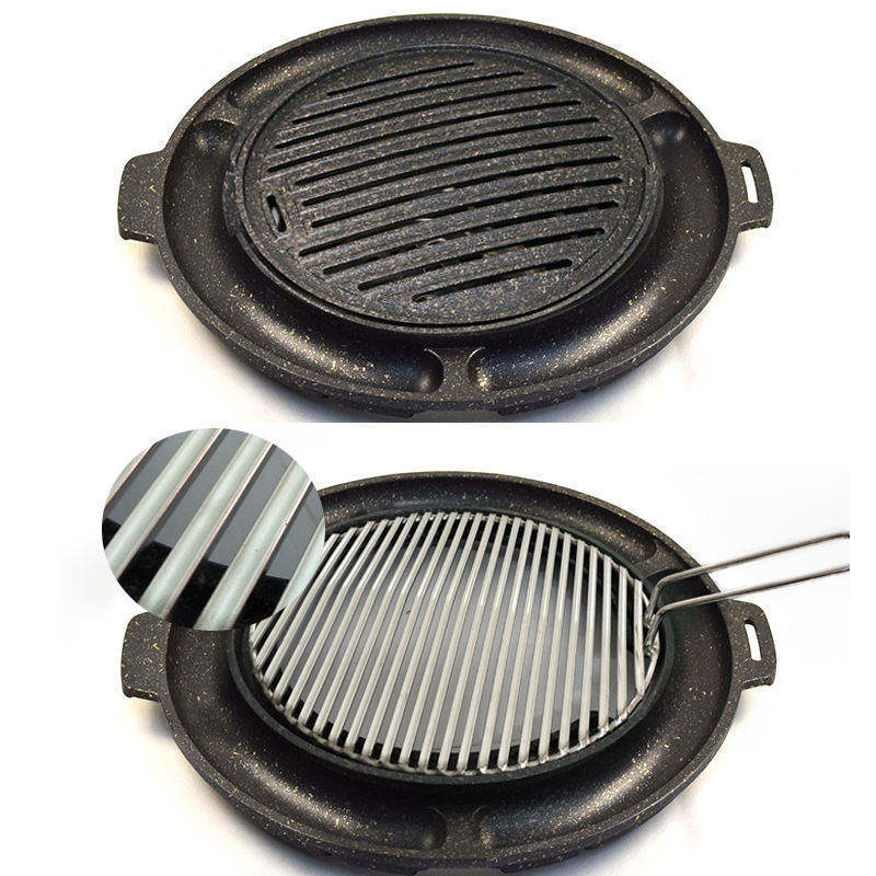 Barbecue Restaurant Equipment Smokeless Grill Tabletop Non Stick BBQ Grills