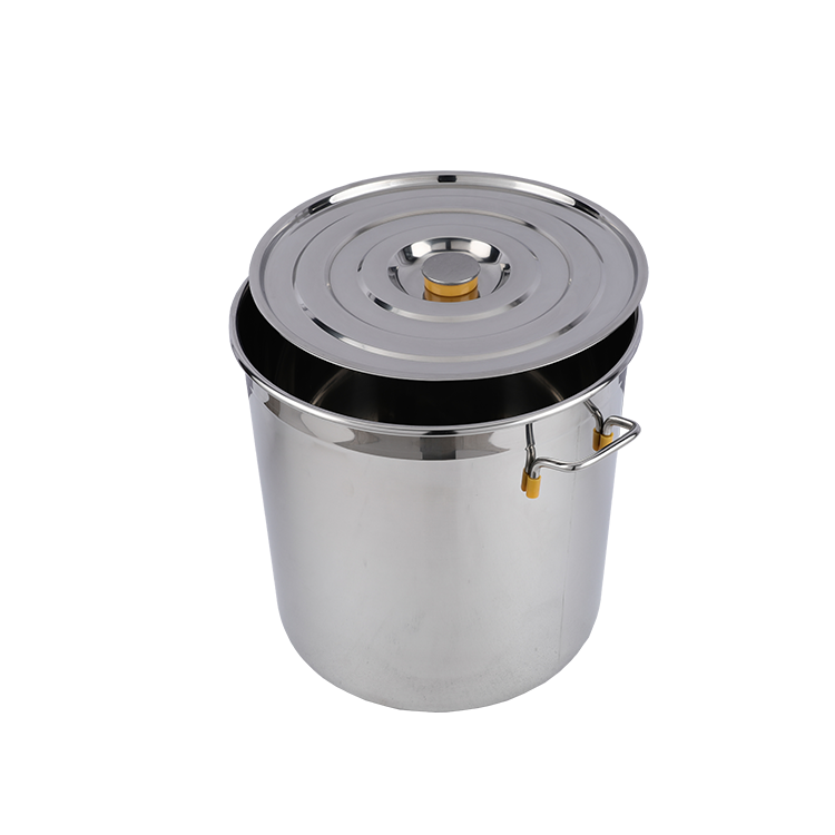 Lyroe Commercial Soup Pot Stewed Meat Stainless Steel Barrel For Restaurant