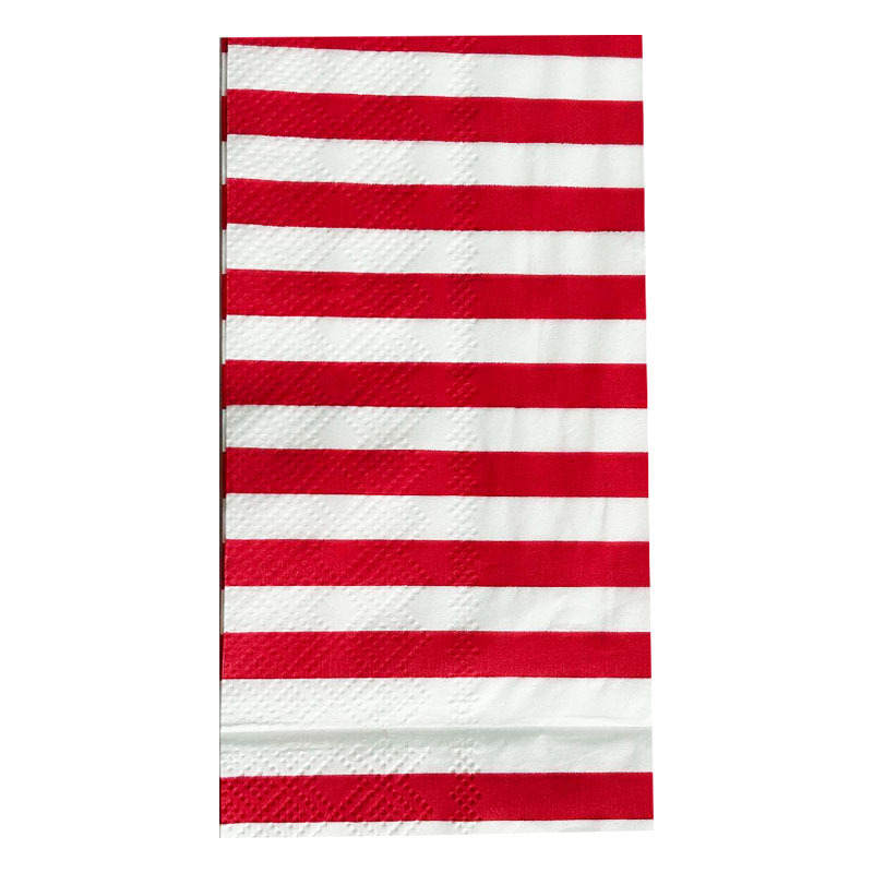 100 Pack 4th of July Paper Napkins Patriotic American Flag Degradable Napkins 6.5'' X 8'' Stars And Stripes American flag