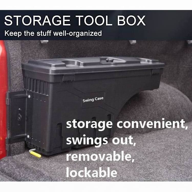 High quality Car tool box Durable Using Car Storage Box For TOYOTA TUNDRA 2007-2018 swing case