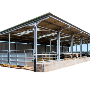 Steel Structure Cow Shed Prefab Steel Farm Building Horse Barn Cow House Design