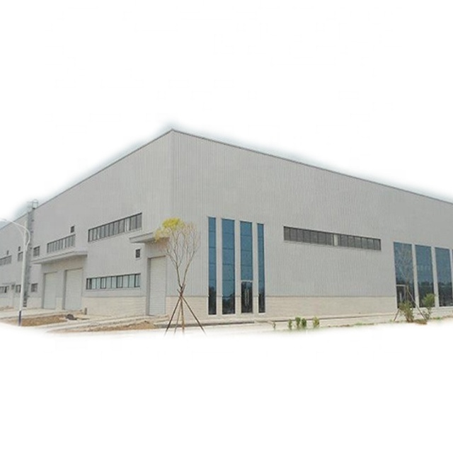 QingDao LINGSHAN Steel Structure Portable storage warehouse Large span building industrial warehouse shed design