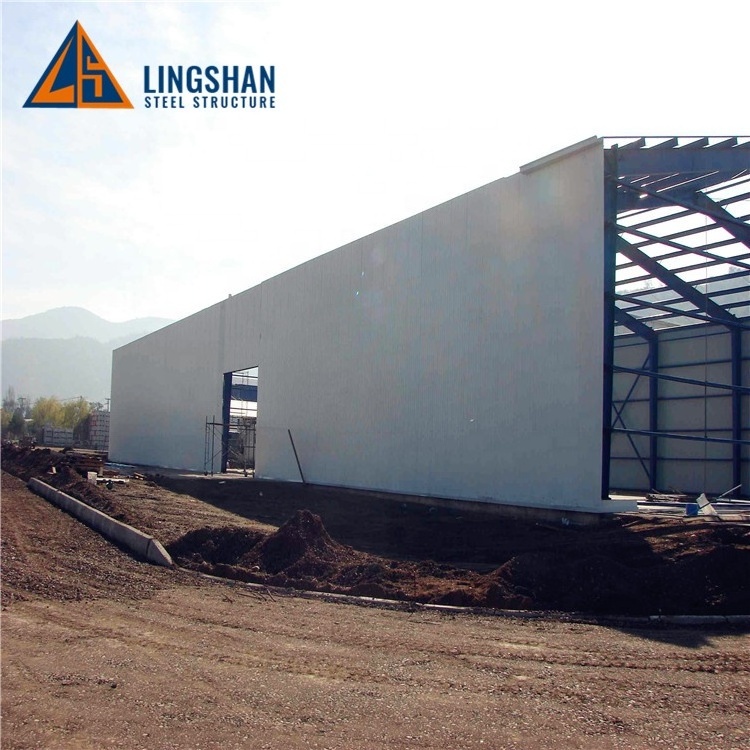 Low price quick assemble insulated steel structure church building