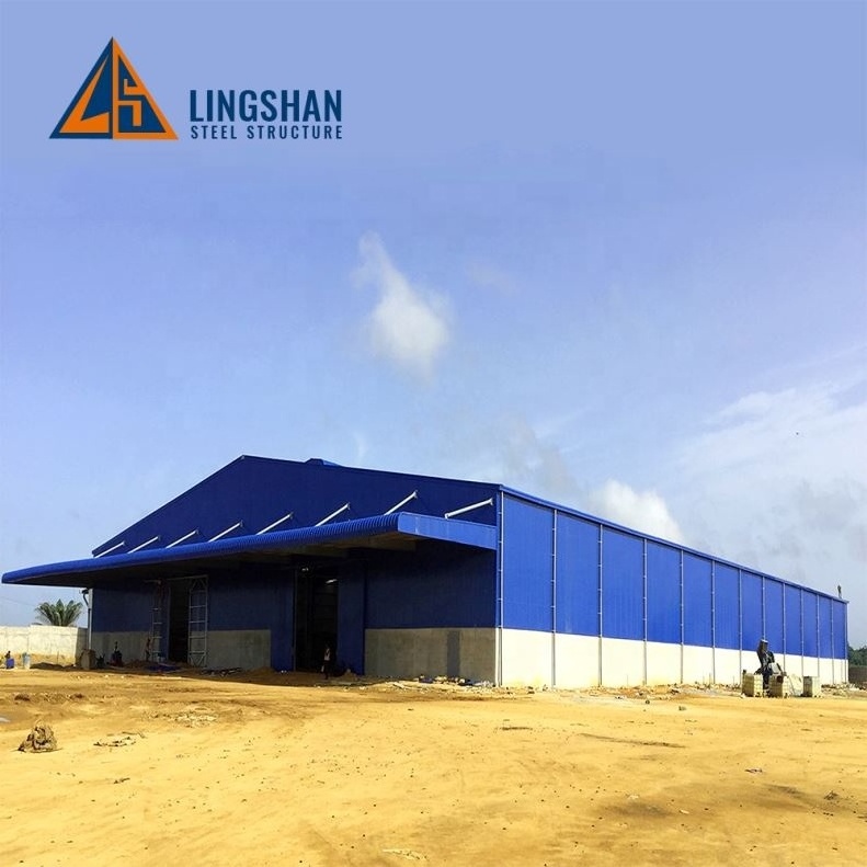 Low Price Prefabricated Steel Structure 1000 Square Meter Building Warehouse for Sale