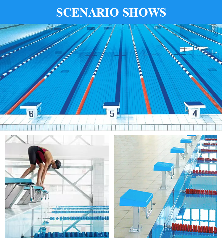 Oem High Standard Starting Blocks Race Swimming Pools Diving board Accessories