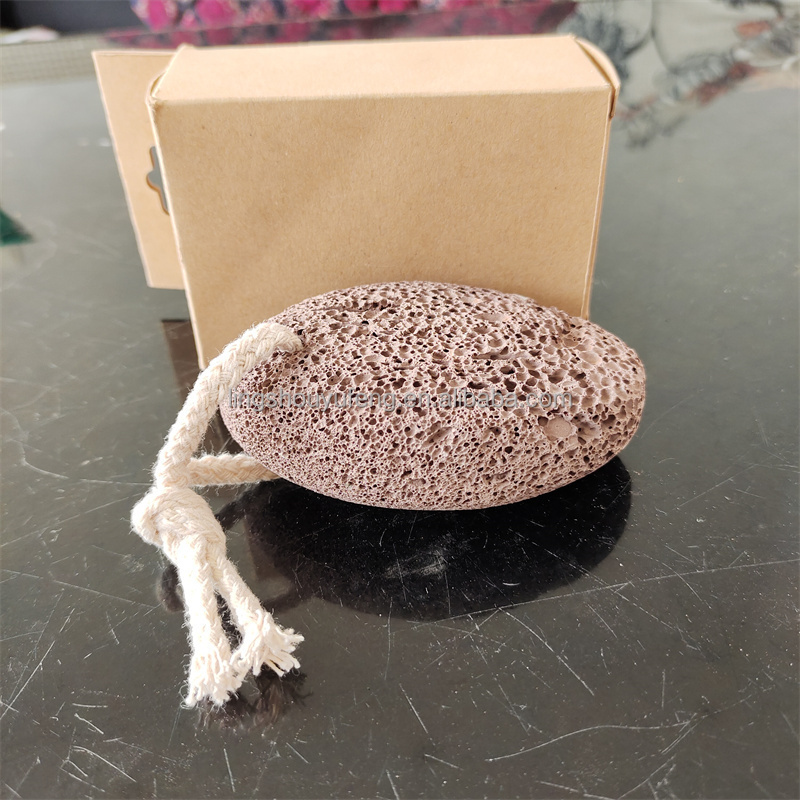 YUFENG New Material Natural Volcanic Pumice Stone Exfoliating Pumice Stone for Feet wholesale Scrubber Black and Brown