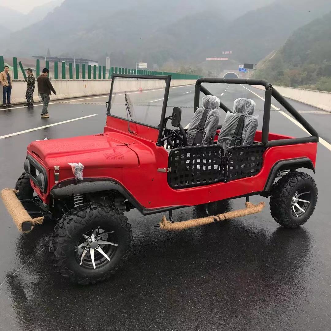 Electric ATV/UTV 3000W60V128A Spongebob Car With Battery  Four-Wheel Sightseeing Touring Car Patrol Car Golf Cart