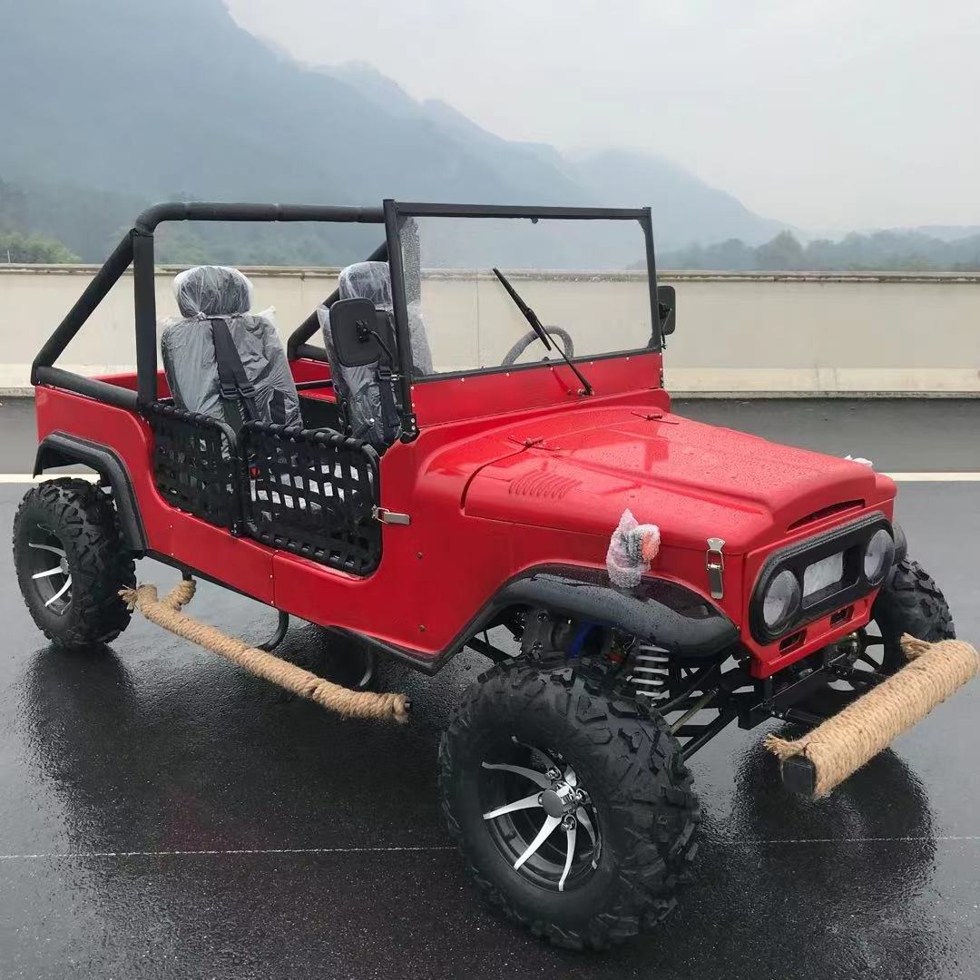 Electric ATV/UTV 3000W60V128A Spongebob Car With Battery  Four-Wheel Sightseeing Touring Car Patrol Car Golf Cart