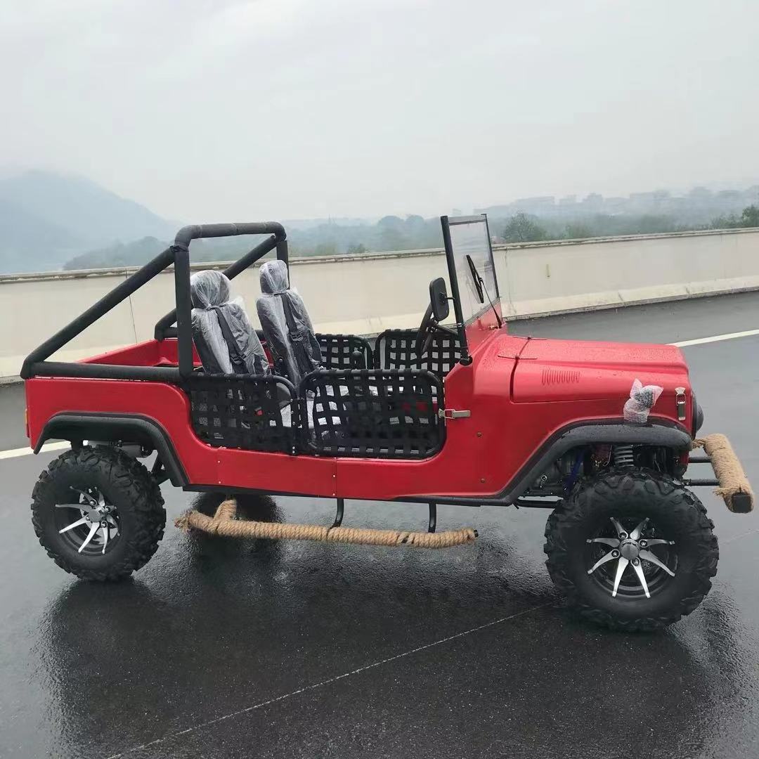 Electric ATV/UTV 3000W60V128A Spongebob Car With Battery  Four-Wheel Sightseeing Touring Car Patrol Car Golf Cart