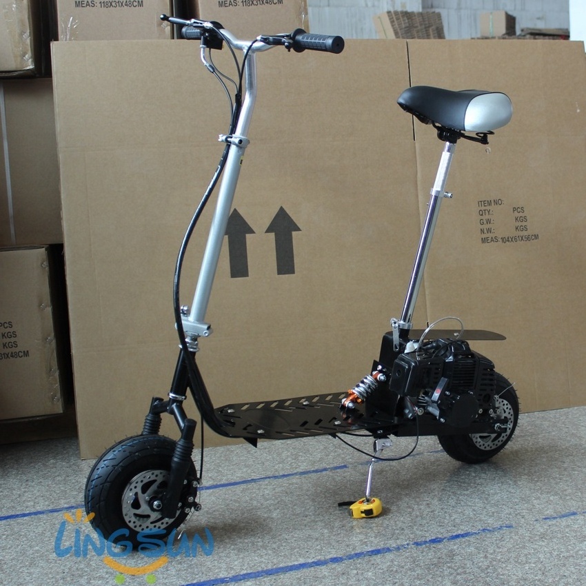 CE approved 49cc 2 Stroke Pull Start Gas Scooter, Popular Folding Gas Scooter