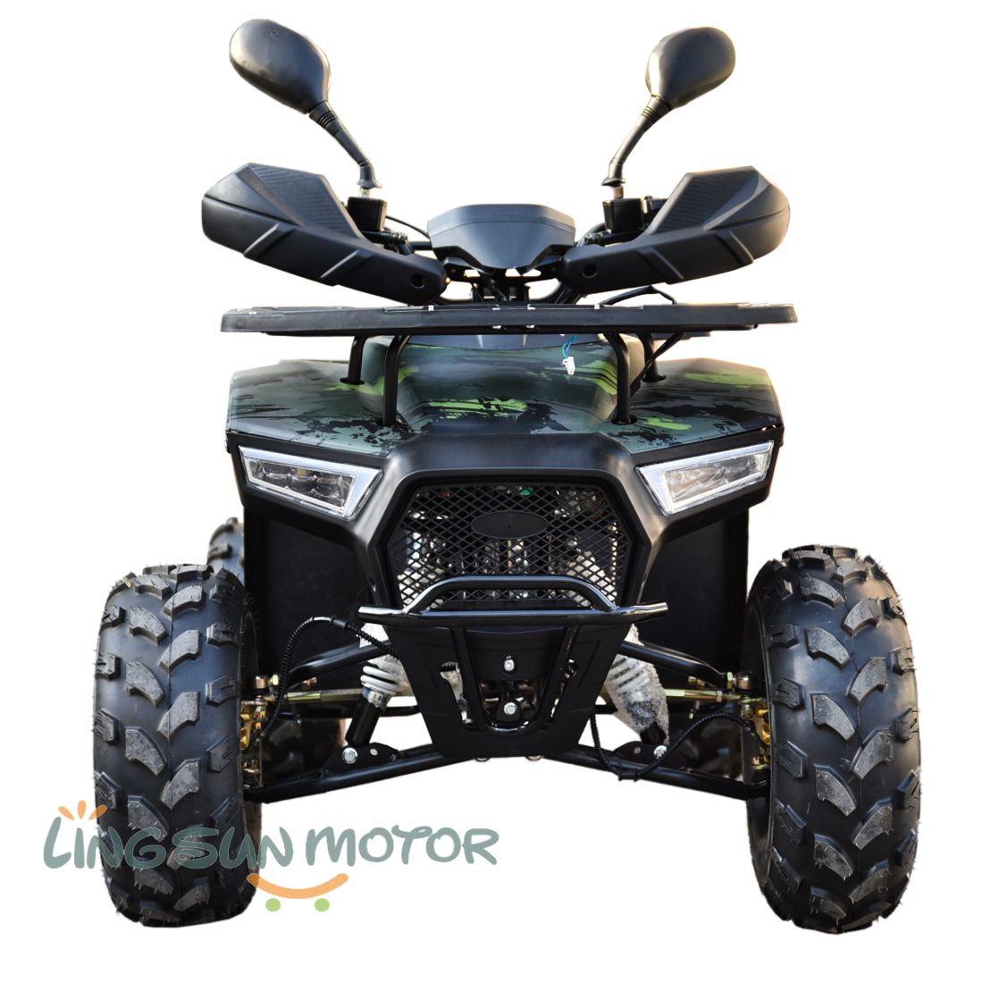 LINGSUN MOTOR New high quality 110cc 125cc 150cc 4 stroke gas powered kids quad bike ATV four wheeler with CE