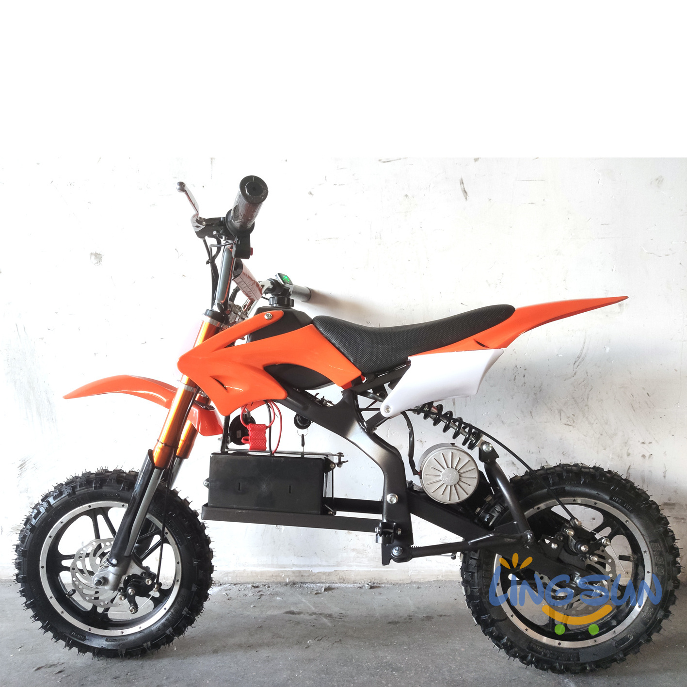 LINGSUN Motor CE Approved 24V/500W Electric Kids Dirt Bike Motos