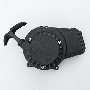 Black Aluminum Easy  Pull Starter For 47cc 49cc Engine Parts Mini Moto Dirt Pocket Bike