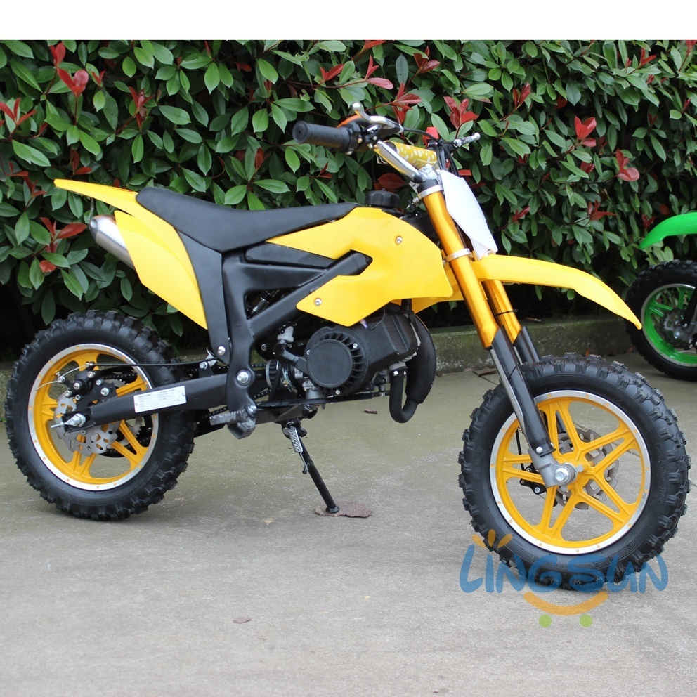 50cc Mini Dirt Bike Moto  2 Stroke Alloy Pull Start Kids Motocross Bike