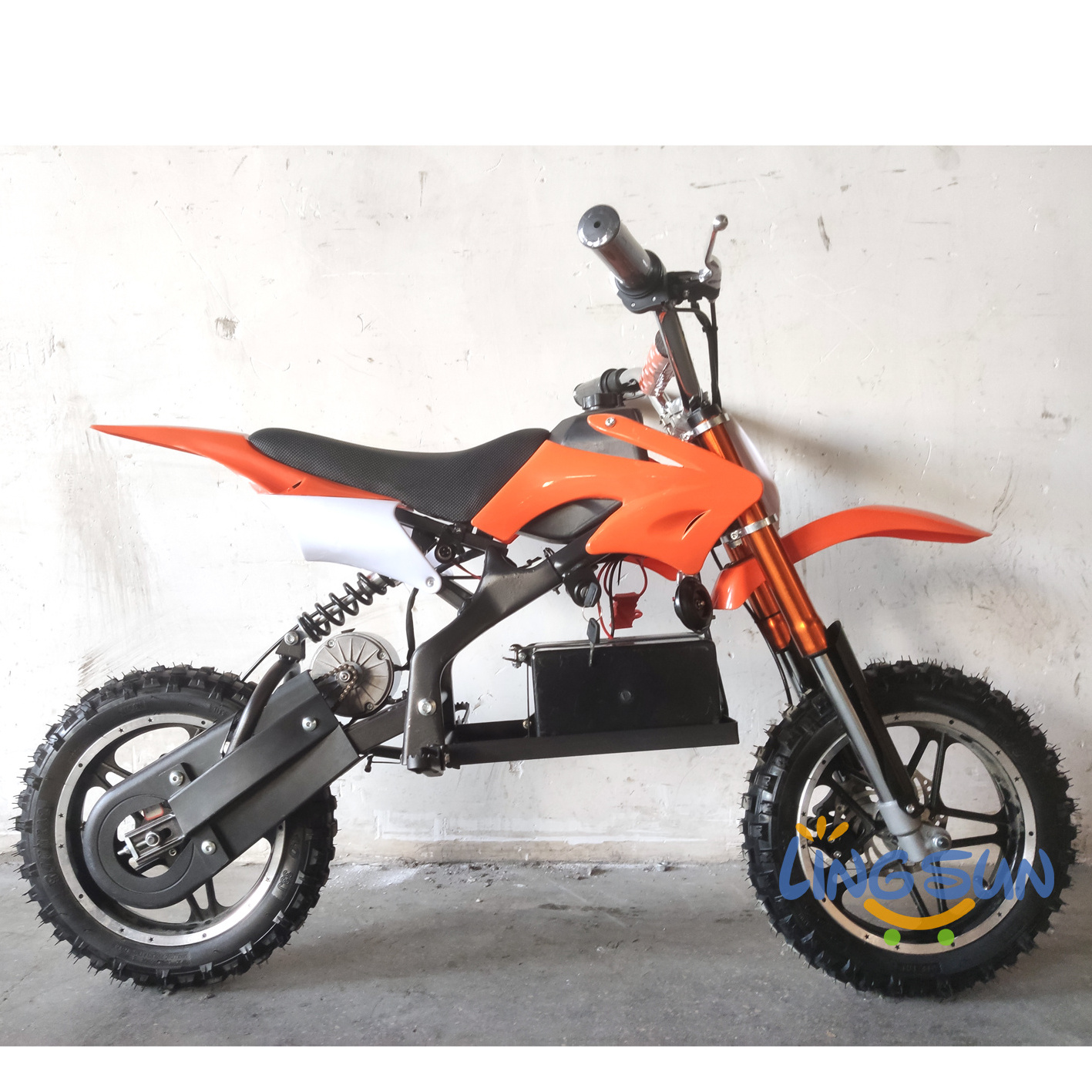 LINGSUN Motor CE Approved 24V/500W Electric Kids Dirt Bike Motos