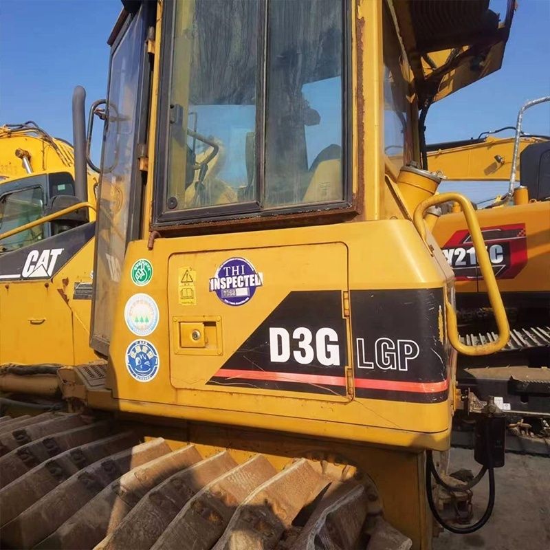 High efficiency Digital CAT D3G XL LGP Used Mini Dozer Bulldozer 70 HP 8 Ton Caterpillar Mini Crawler Dozer Bulldozers For Sale