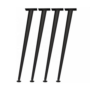 Metal chair desk legs for home office modern heavy duty black furniture legs table feet