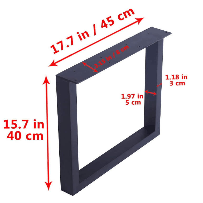 Metal Furniture Legs Modern Replacements Feet Heavy Duty Tapered Table Sofa Legs Couch Feet With Screws