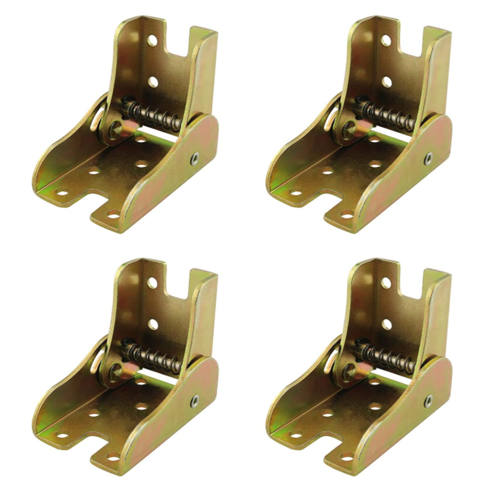 Self-Lock Folding Hinge 90 Degree Folding Self Locking Bracket Furniture Leg Fitting Conner Braces Extension Support Bracket