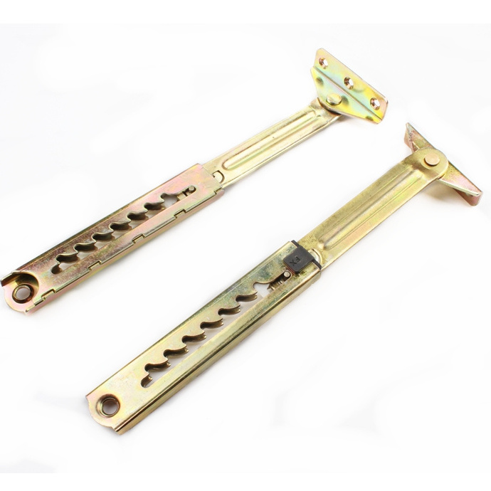 Adjustable Angle Extension Door Desk Table Bed Sofa Metal Telescopic Hinge 7 Position Metal Mechanism Hinge Hardware