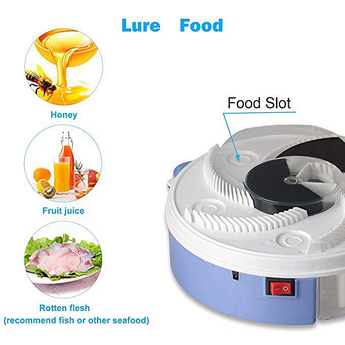 Household Easy To Use Electronic Automatic Light Trapping Flycatcher Fly Kill Artifact Fly Trap