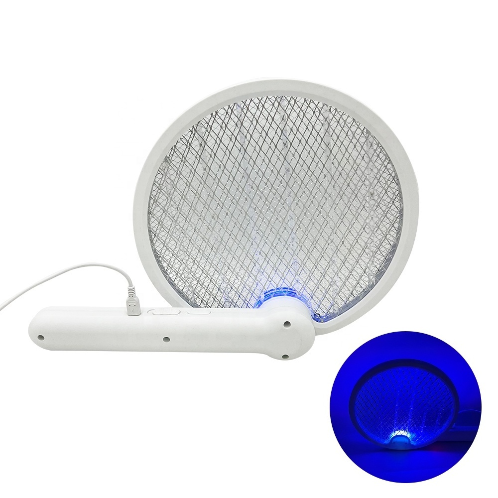 1200mAh Mosquito Killer USB / Rechargeable, Electric Fly Swatter Lamp & Racket 2 in 1 for Home mosquito killer lamp