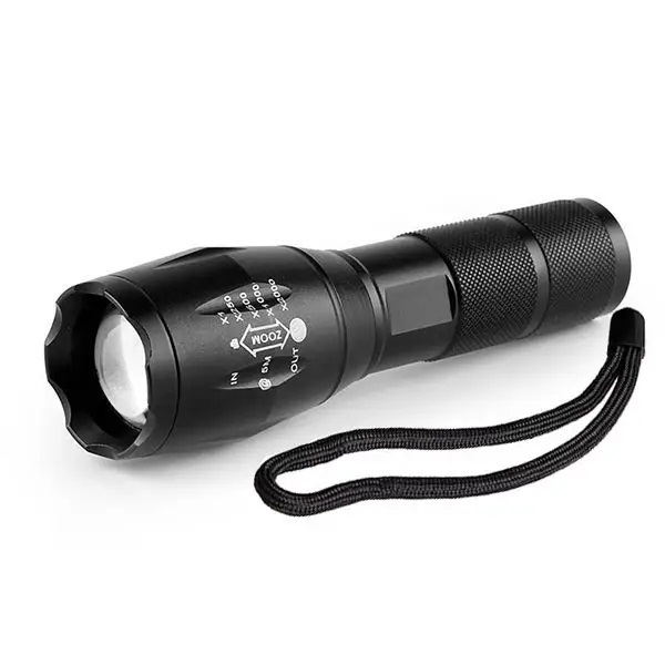 Flashlight Hand LED flash torch light Outdoor 1200 Lumen Waterproof LED Zoomable Flashlight