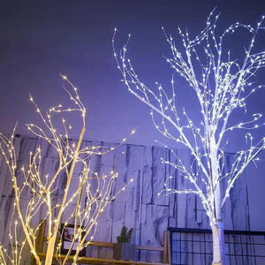 60cm 120cm 150cm 180cm 210cm LED White Decorative Birch Grove Artificial Tree Lights White Twig Tree Christmas Tree Lights