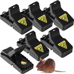 Mouse Trap Rat Mice Catching Small Rat Traps Mouse Snap Traps Rodent Catcher Reusable Plastic 6pcs Paper Box Packing Cage