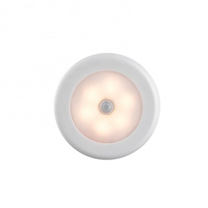 Intelligent Sensor Indoor Bedroom 6 Led Motion Sensor Night Light/wall Light Led Night Light