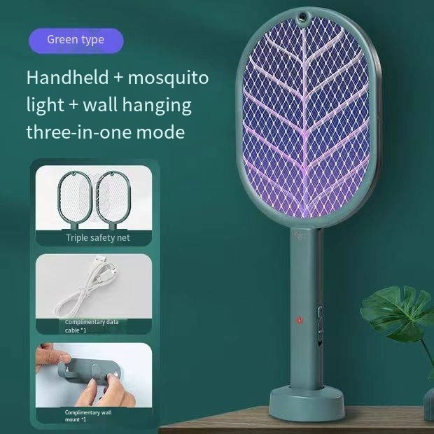 Mosquito Battery Powered Best Electronic Racket Killer Fly Bug Zapper Pest Electric Mosquito Swatter With Lamp